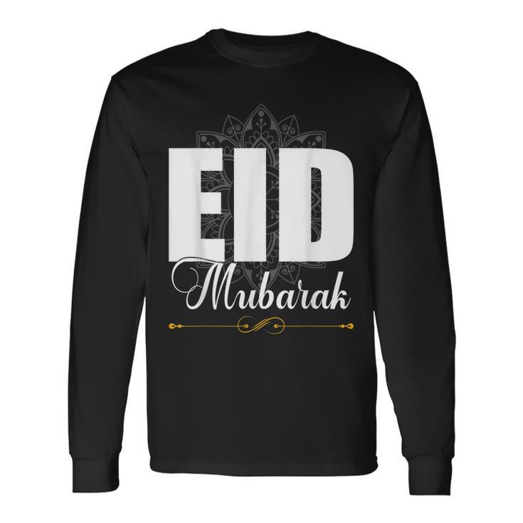 Eid Mubarak Ramadan Kareem Fasting Eid Fitr Long Sleeve T-Shirt