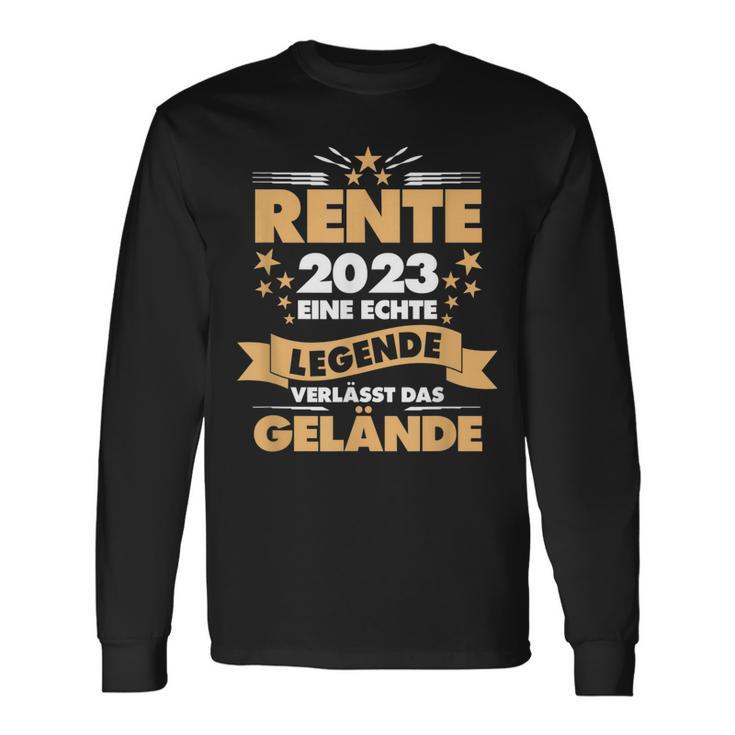 Eine Legende Geht In Rente 2023 Pensionierung 2023 Ruhestand Langarmshirts Geschenkideen