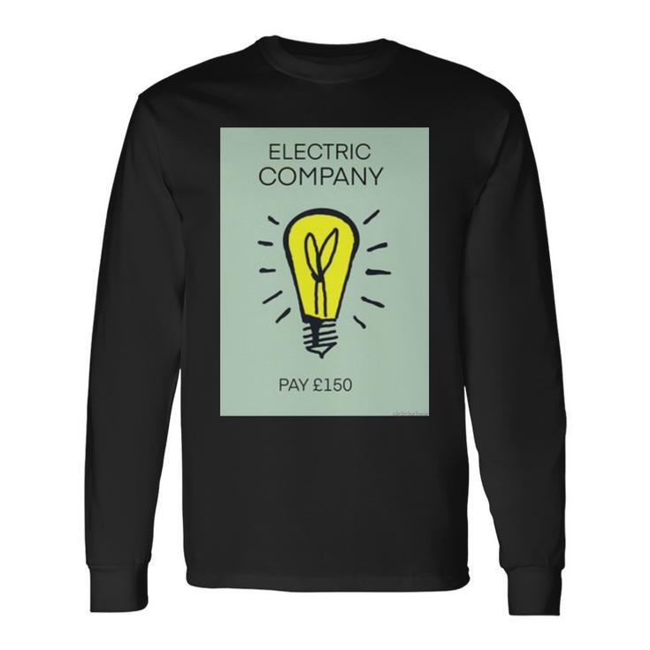Electric Company Monopoly Long Sleeve T-Shirt Gifts ideas