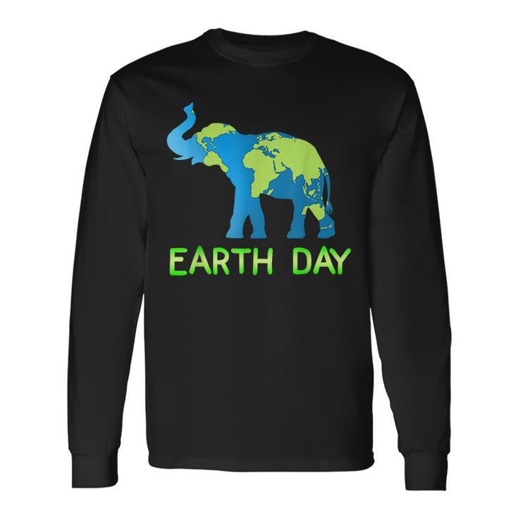Elephant Earth Day For Earthday 2019 Tee Long Sleeve T-Shirt T-Shirt
