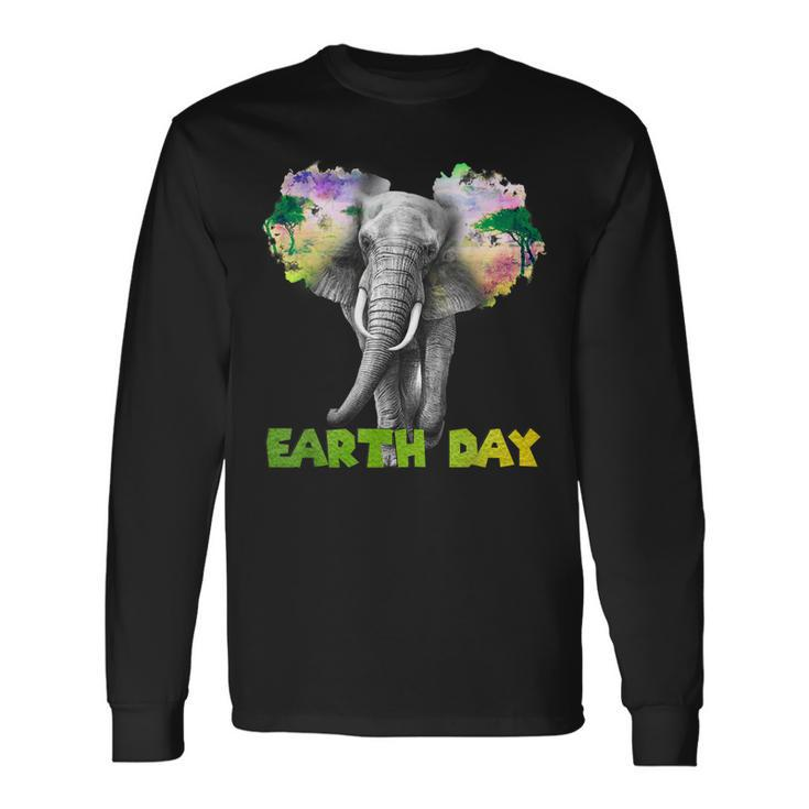 Elephant Earthday S Earthday 2019 Long Sleeve T-Shirt