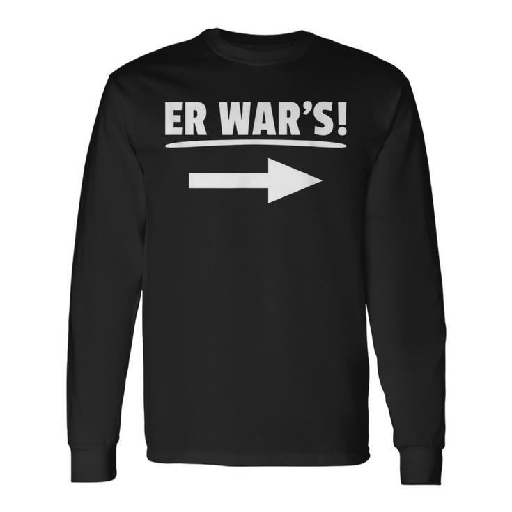 Er Wars Sprüche Partner Petzen Unschuldig Langarmshirts Geschenkideen