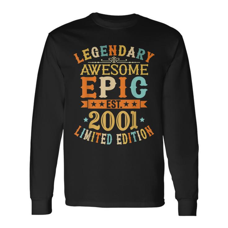 Est 2001 Limited Edition 21. Geburtstag Langarmshirts, Jubiläums-Design Geschenkideen