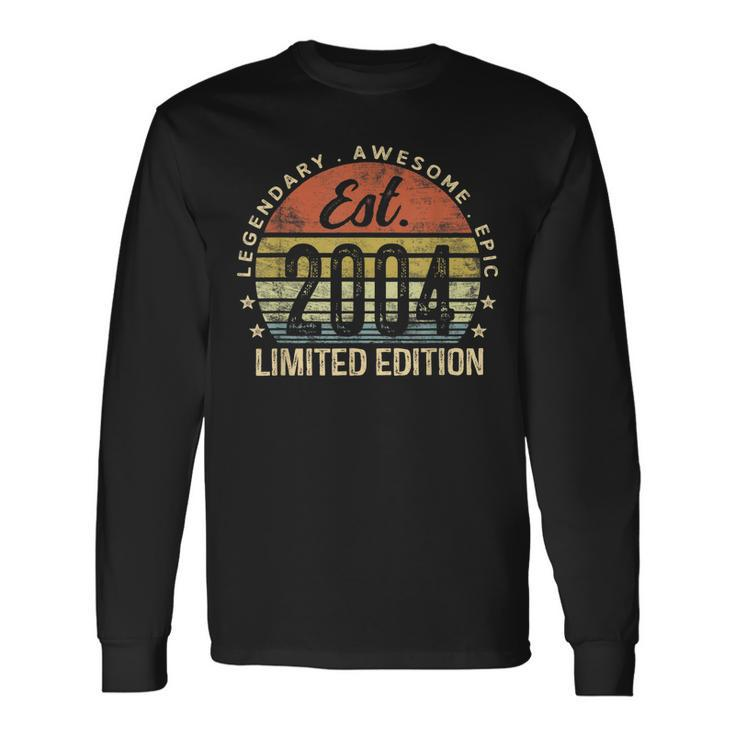 Est 2004 Limited Edition 19Th Birthday 19 Year Old Long Sleeve T-Shirt