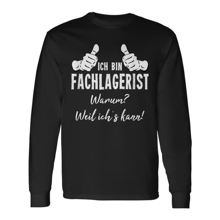 Fachlagerist Langarmshirts für Herren, Lagerlogistiker Kompetenz Beweis Geschenkideen