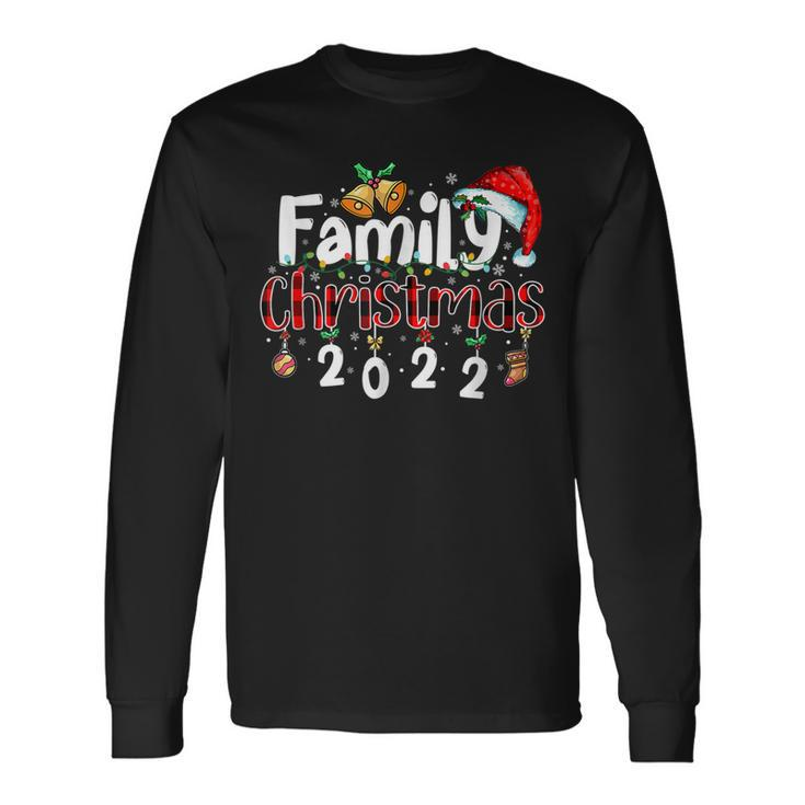 Family Christmas 2022 Matching Pajamas Squad Santa Elf Funny V3 Men Women Long Sleeve T-shirt Graphic Print Unisex Gifts ideas