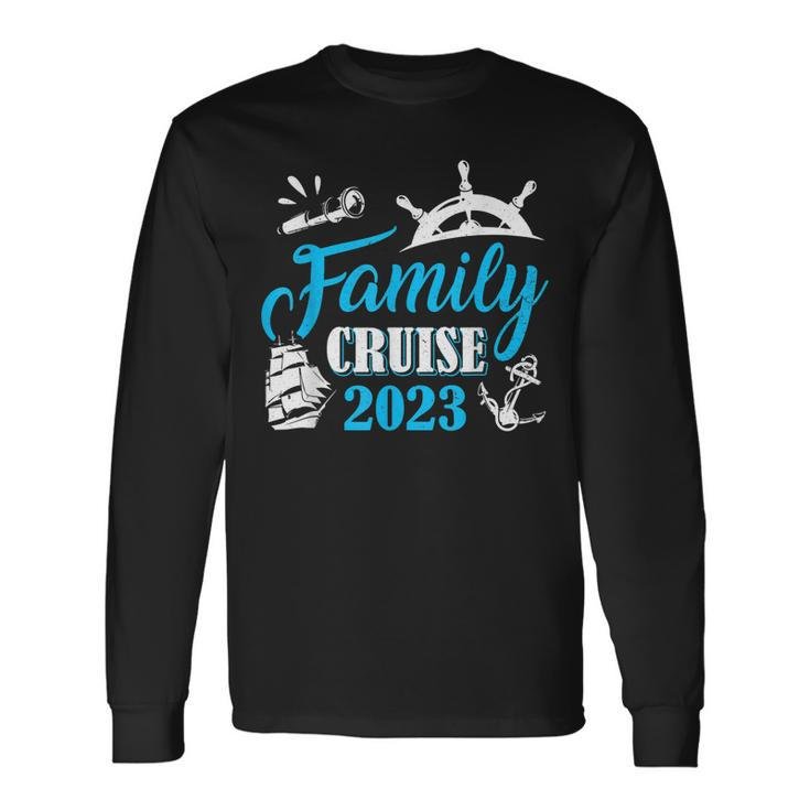 Family Cruise 2023 Cruise Boat Trip Matching 2023 Long Sleeve T-Shirt T-Shirt