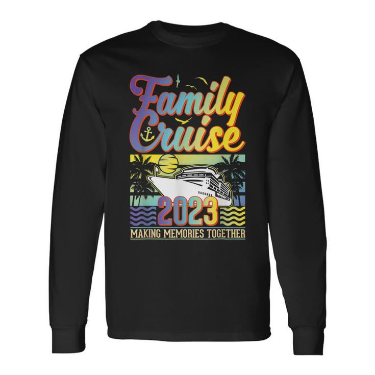 Family Cruise 2023 Cruising Ship Summer Vacation Travel Long Sleeve T-Shirt T-Shirt