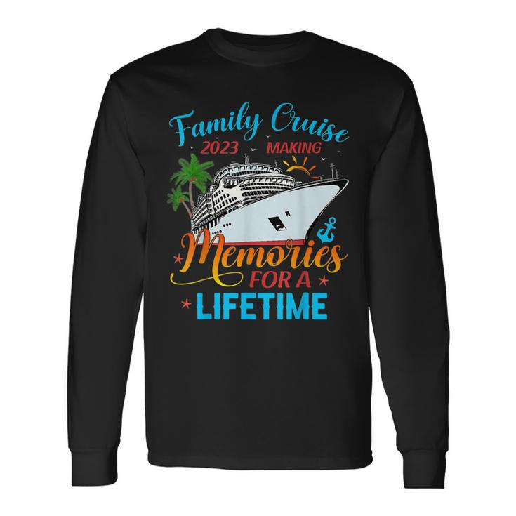 Family Cruise 2023 Making Memories For A Lifetime Beach Long Sleeve T-Shirt