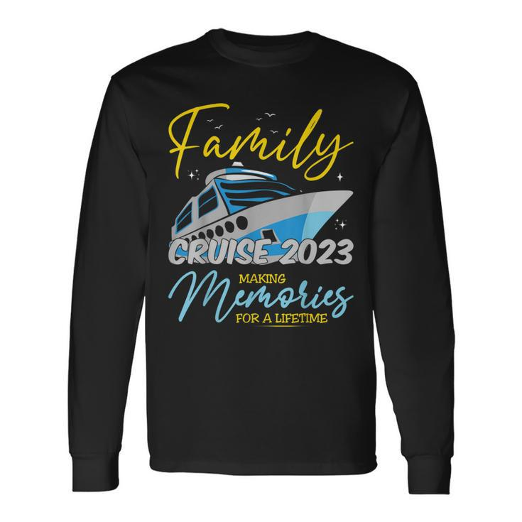Family Cruise 2023 Matching Cruising Vacation Long Sleeve T-Shirt T-Shirt