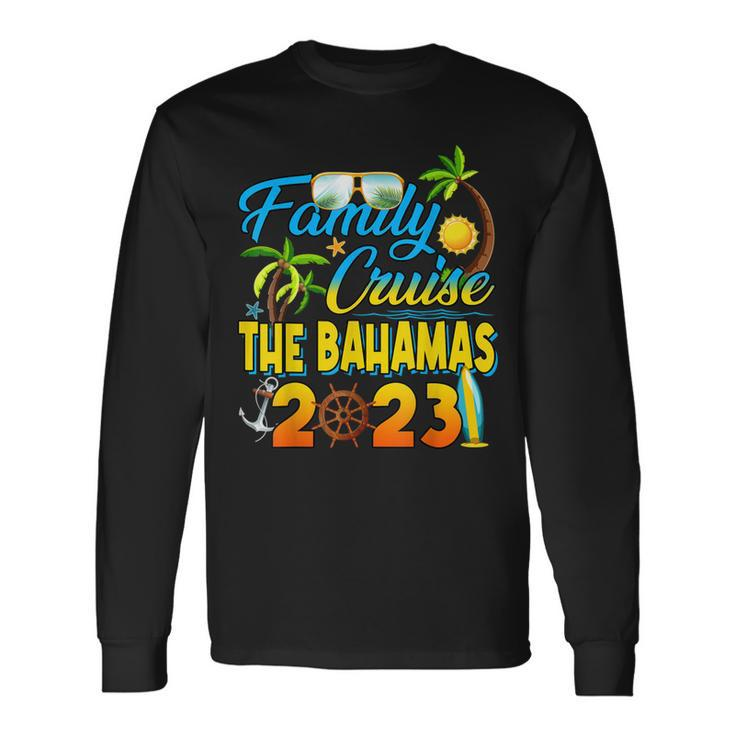 Family Cruise The Bahamas 2023 Summer Matching Vacation Long Sleeve T-Shirt T-Shirt