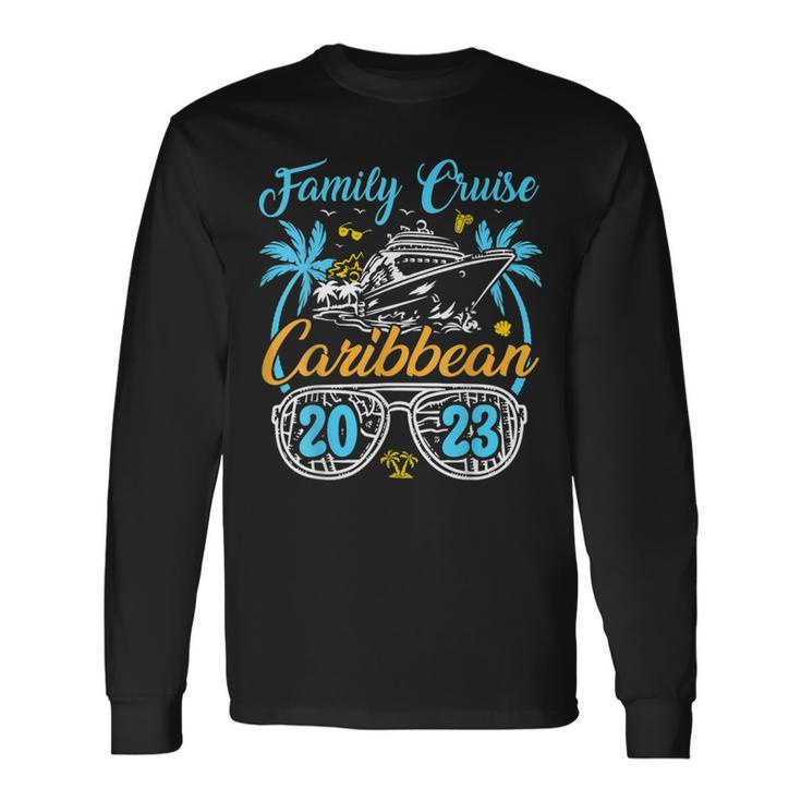 Family Cruise Caribbean 2023 Summer Matching Vacation 2023 Long Sleeve T-Shirt T-Shirt