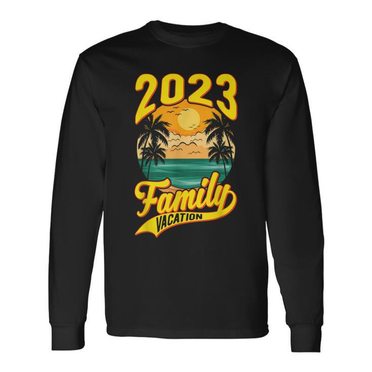 Family Vacation 2023 Cruising Cruise Ship Summer Travel Long Sleeve T-Shirt T-Shirt