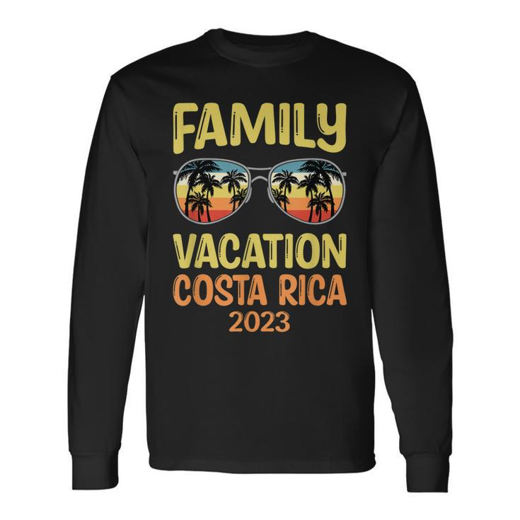 Family Vacation Costa Rica 2023 Long Sleeve T-Shirt T-Shirt