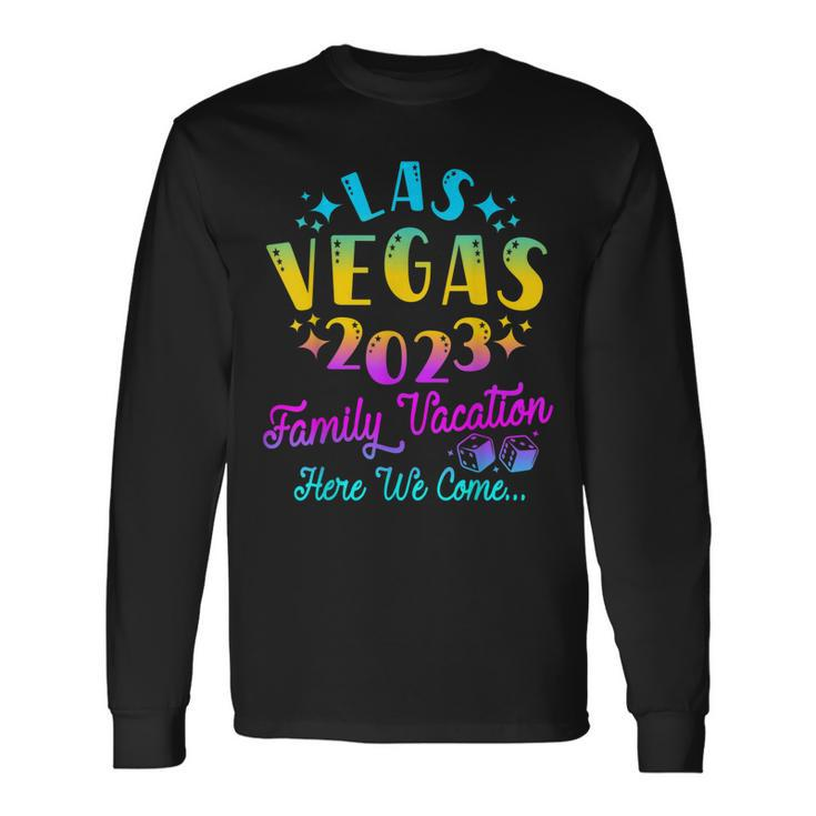 Family Vacation Las Vegas 2023 Matching Trip Group Long Sleeve T-Shirt T-Shirt