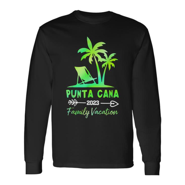 Family Vacation Punta Cana 2023 Matching Long Sleeve T-Shirt T-Shirt