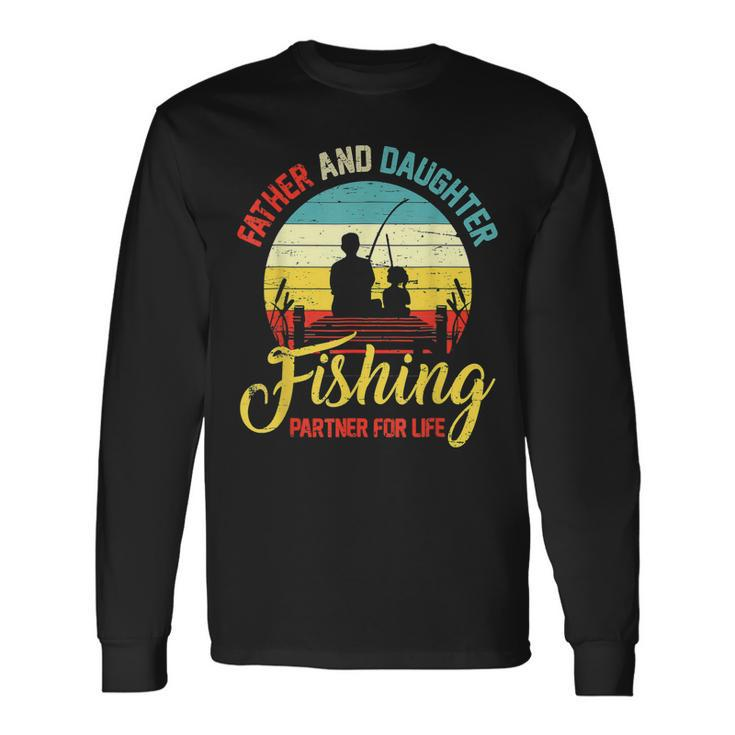 Father Daughter Fishing Partner For Life Retro Matching Dad V2