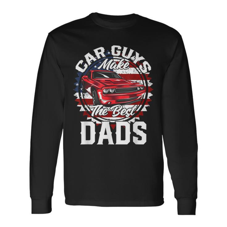 Fathers Day Modern American Custom Car Muscle Long Sleeve T-Shirt