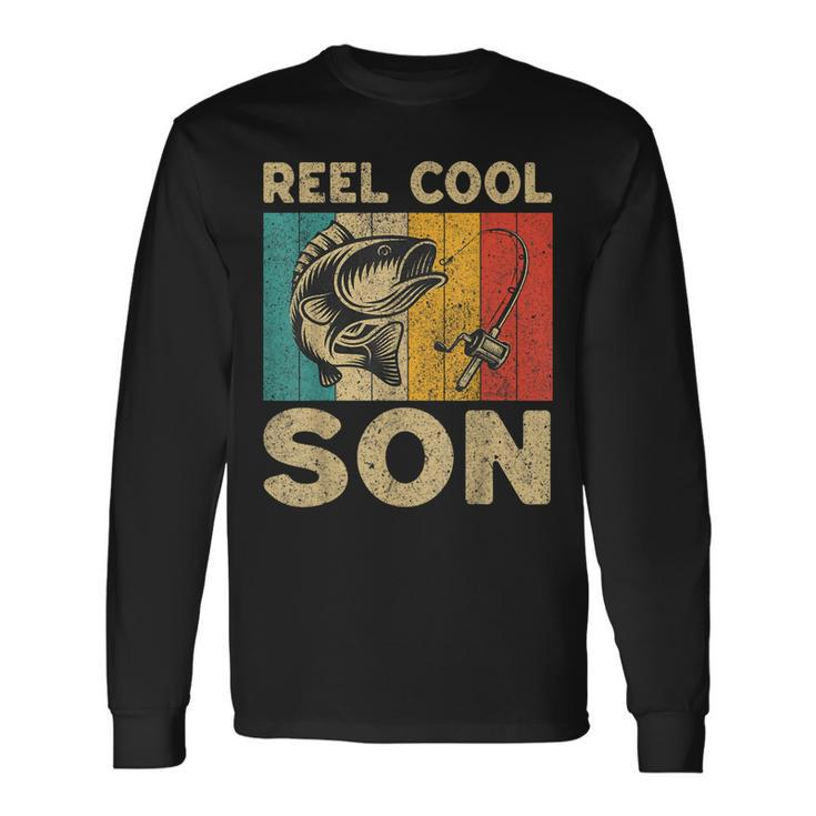 Fathers Day Present Fishing Reel Cool Son Long Sleeve T-Shirt T-Shirt
