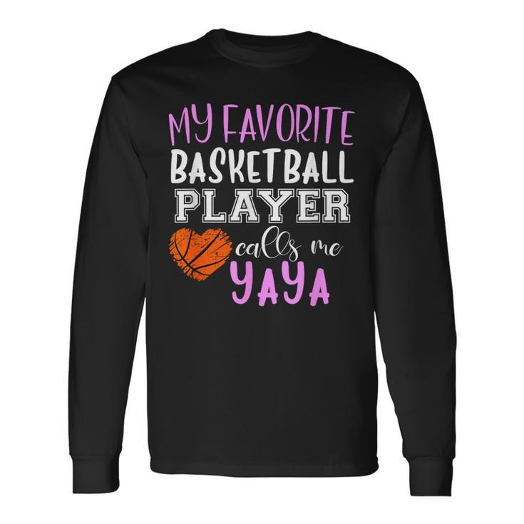 My Favorite Basketball Player Call Me Yaya Long Sleeve T-Shirt T-Shirt