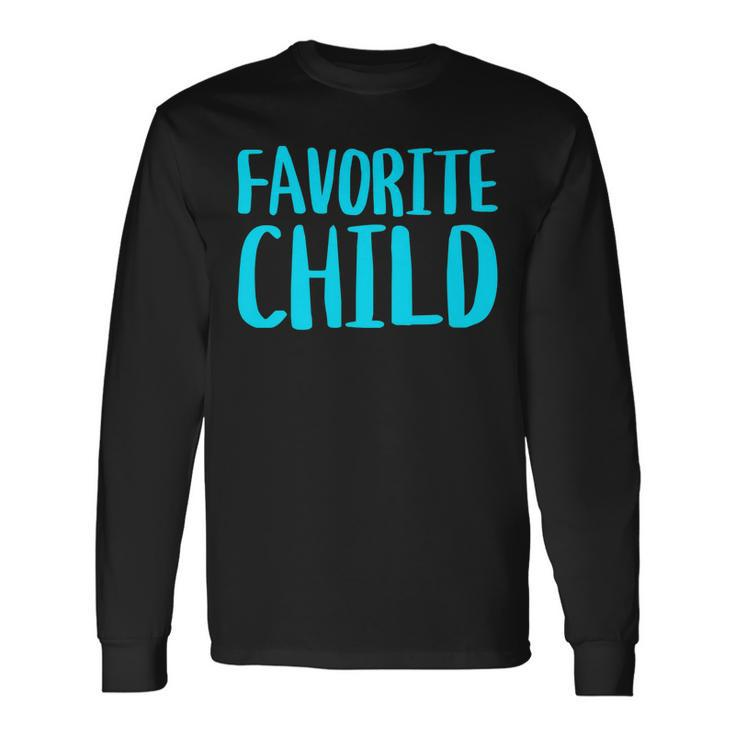 Favorite Child MomDads Favorite Vintage Long Sleeve T-Shirt