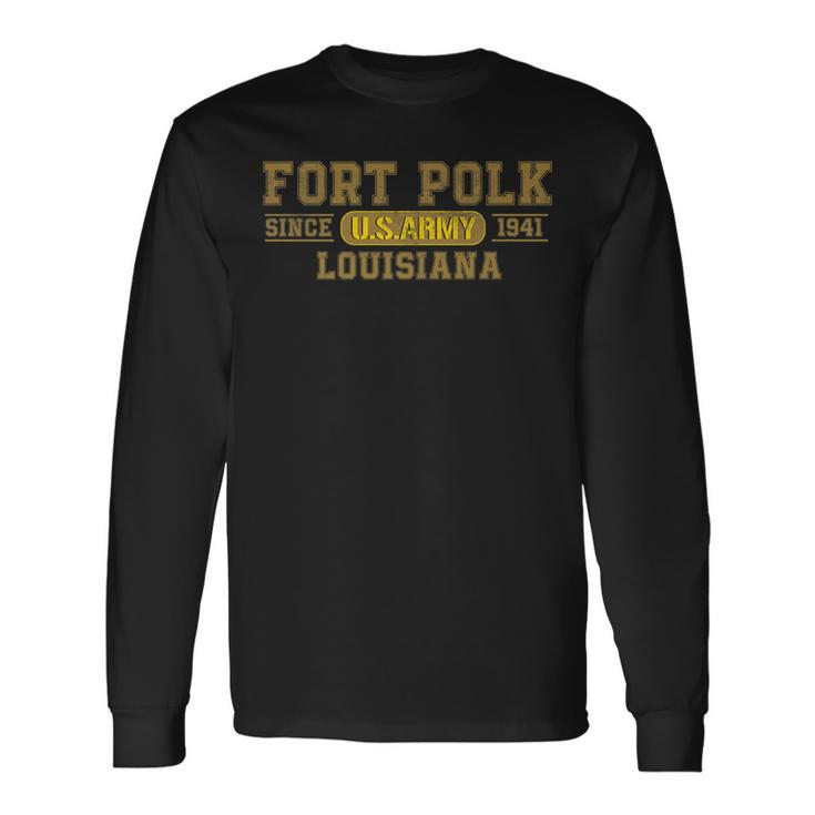 Fort Polk Louisiana Long Sleeve T-Shirt