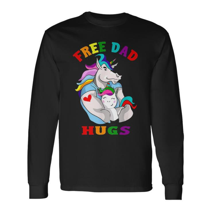 Free Dad Hugs Lgbt Gay Pride V2 Long Sleeve T-Shirt Gifts ideas