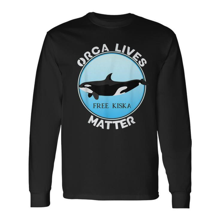 Free Kiska Orca Whale Ontario Long Sleeve T-Shirt