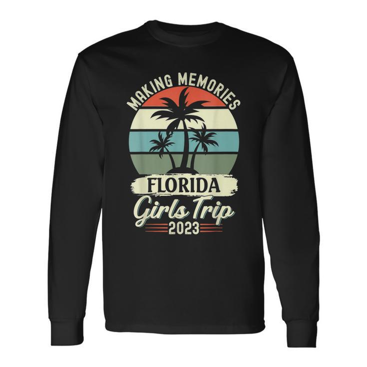 Friends Vacation Girl Weekend Florida Girls Trip 2023 Long Sleeve T-Shirt T-Shirt Gifts ideas