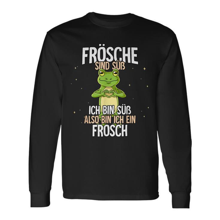 Frösche Sind Süß Frosch Langarmshirts Geschenkideen