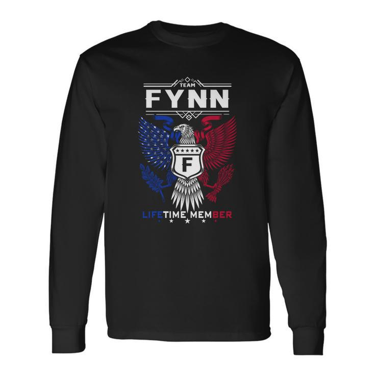 Fynn Name Fynn Eagle Lifetime Member Gif Long Sleeve T-Shirt