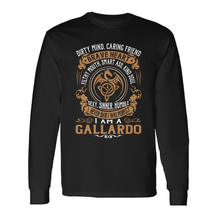 Gallardo Brave Heart Long Sleeve T-Shirt Gifts ideas