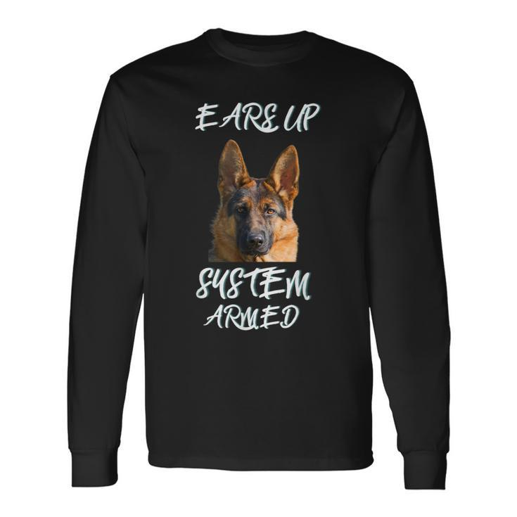 German Shepherd Three Things You Dont Mess With Long Sleeve T-Shirt