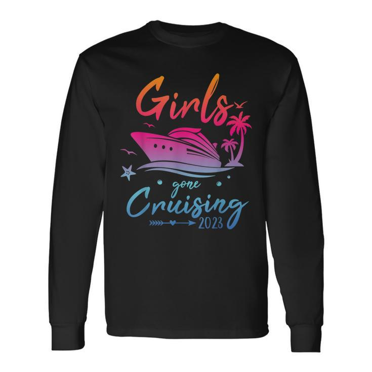 Girls Gone Cruising 2023 Girls Matching Cruise Squad Long Sleeve T-Shirt T-Shirt Gifts ideas