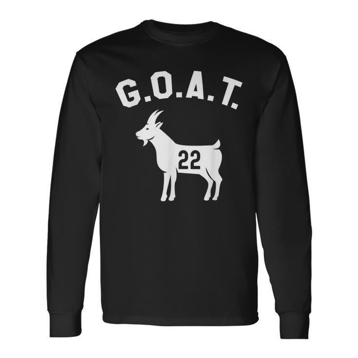 Goat Number 22 Greatest Of All Time Dad Joke Long Sleeve T-Shirt T-Shirt