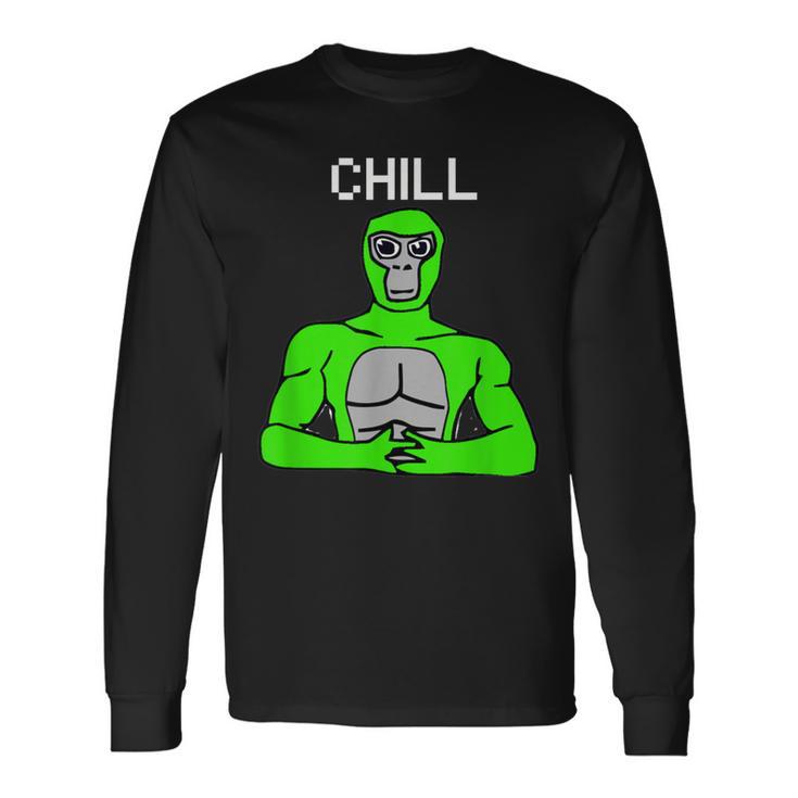Gorilla Tag Is Calling Vr Gamer Adult Ns Long Sleeve T-Shirt | Mazezy