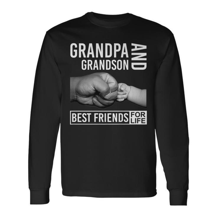 Grandpa And Grandson Best Friends For Life Long Sleeve T-Shirt T-Shirt