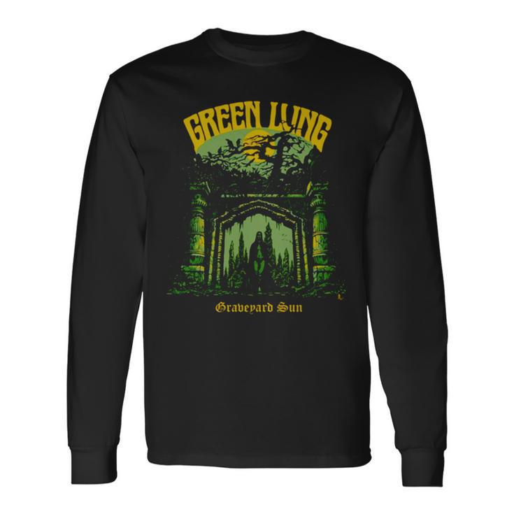 Graveyard Sun Iconic Green Lung Long Sleeve T-Shirt