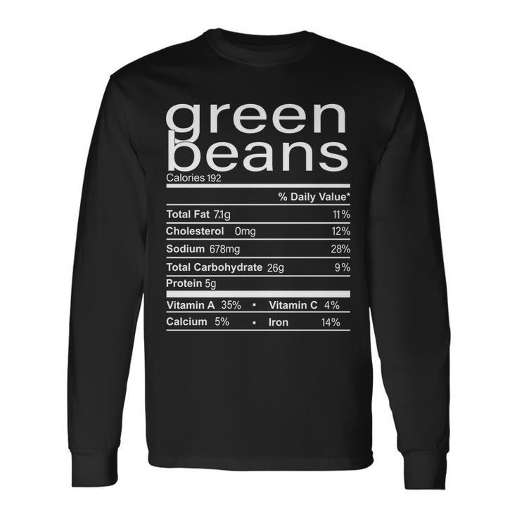 Green Bean Nutrition Long Sleeve T-Shirt