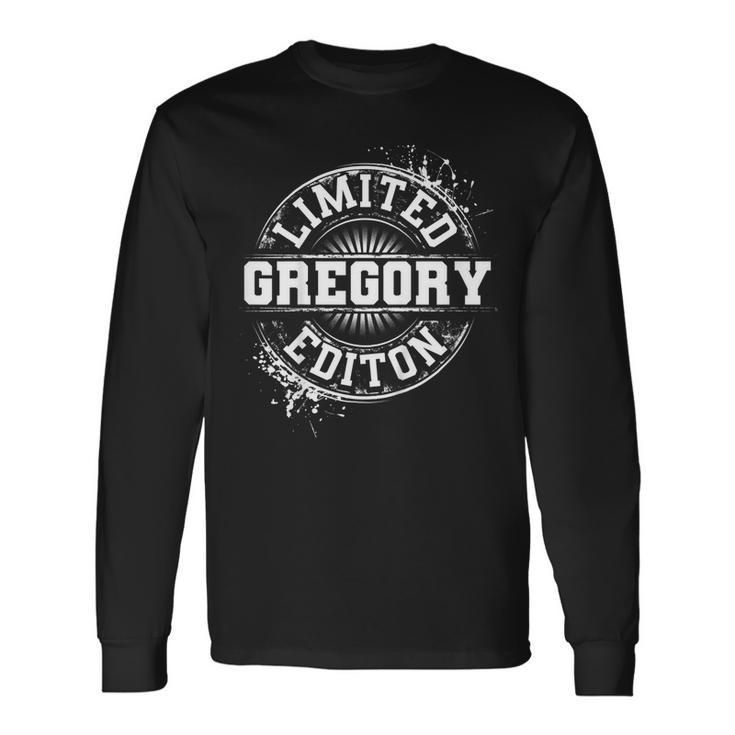 Gregory Surname Tree Birthday Reunion Idea Long Sleeve T-Shirt T-Shirt