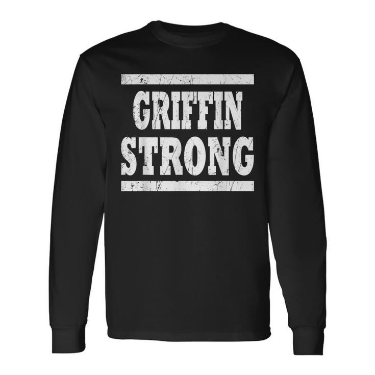 Griffin Strong Squad Reunion Last Name Team Custom Long Sleeve T-Shirt T-Shirt
