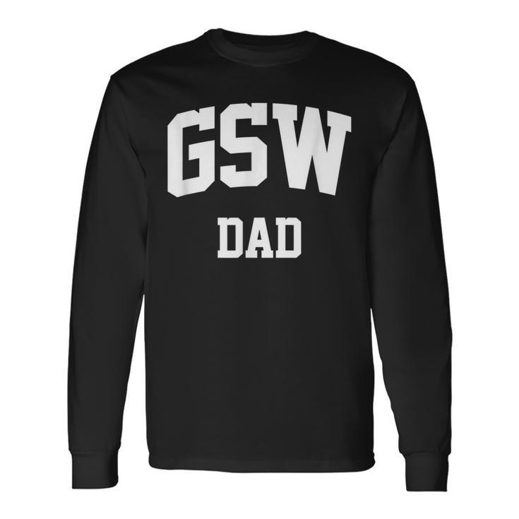 Gsw Dad Athletic Arch College University Alumni Long Sleeve T-Shirt
