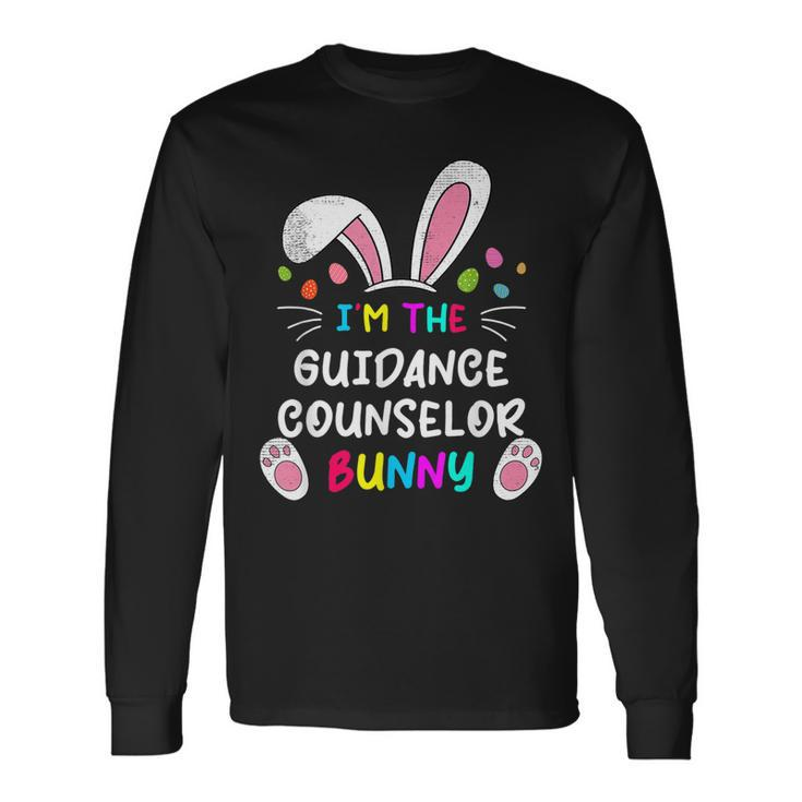 Im The Guidance Counselor Bunny Ears Easter Day Rabbit Long Sleeve T-Shirt