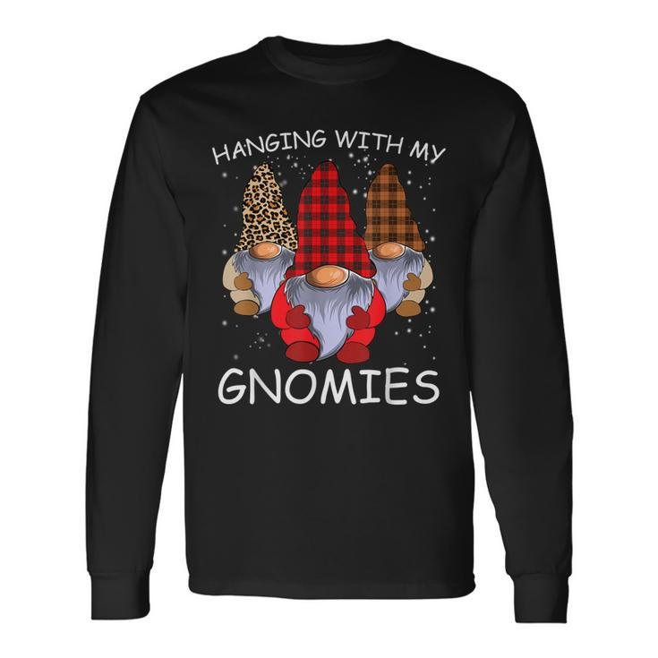 Hanging With My Gnomies Gnome Friend Christmas Long Sleeve T-Shirt