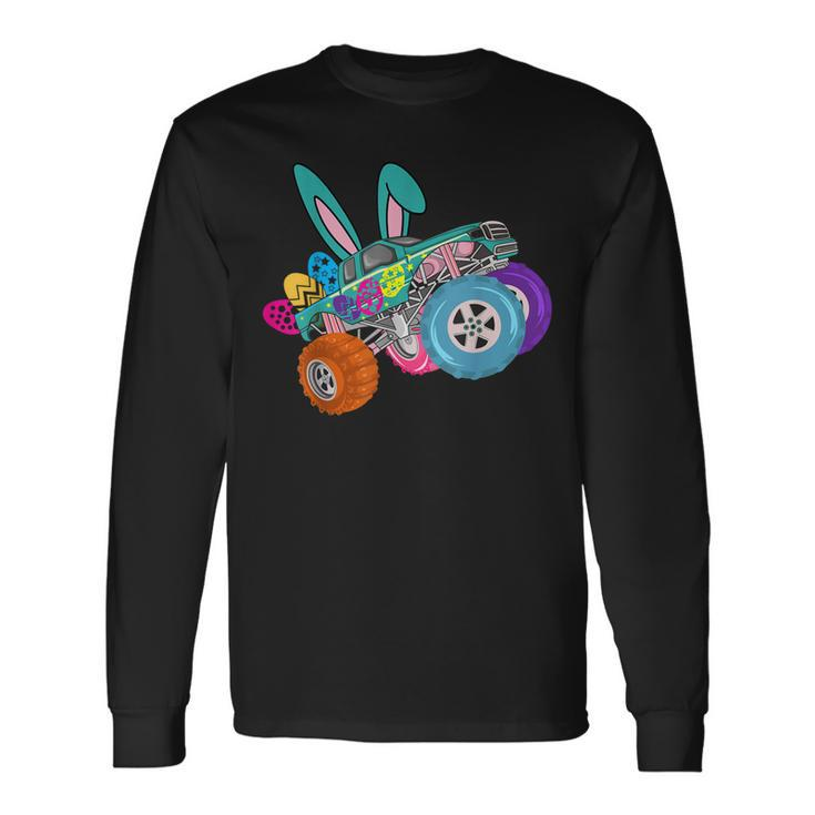 Happy Easter Easter Bunny Monster Truck Lovers Long Sleeve T-Shirt