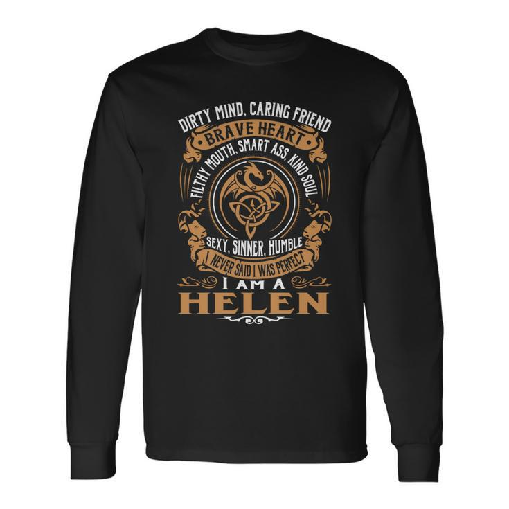Helen Brave Heart Long Sleeve T-Shirt