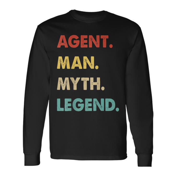 Herren Agent Mann Mythos Legende Langarmshirts Geschenkideen