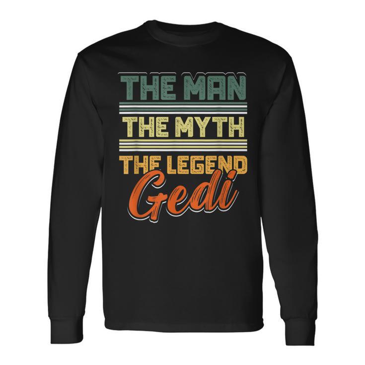 Herren Gedi Die Legende Taufgedi Langarmshirts Geschenkideen