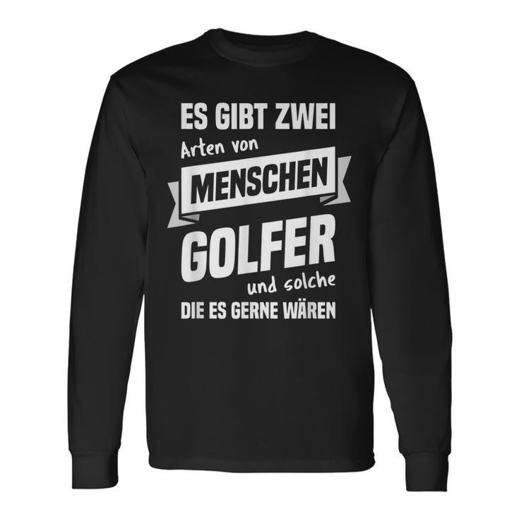 Herren Golfer Geschenk Golf Golfsport Golfplatz Spruch Langarmshirts Geschenkideen