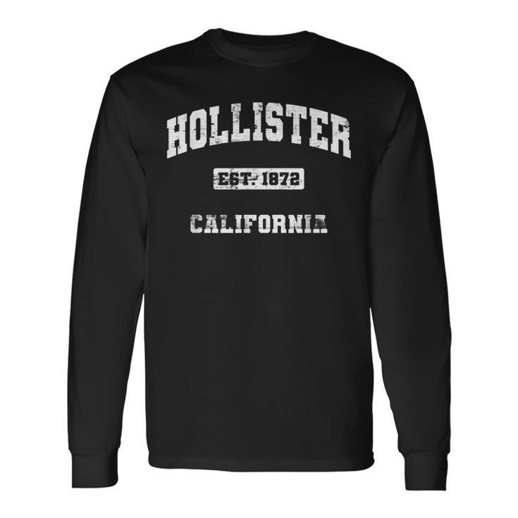 Hollister California Ca Vintage State Athletic Style Long Sleeve T-Shirt